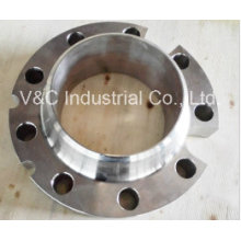 BS En1092-1 Forjado em aço inoxidável Wn Flange com slot de cabo